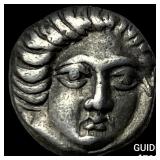 Greek Carian Rhodes 408/7-394 Silver Hemidrachm