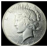 1927 Peace Silver Dollar CLOSELY UNCIRCULATED