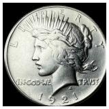 1921 Silver Peace Dollar CLOSELY UNCIRCULATED