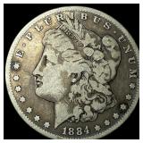 1884-S Silver Morgan Dollar LIGHTLY  CIRCULATED