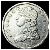 1834 Capped Bust Silver Quarter CLOSELY UNCIRCULAT