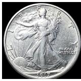 1917-S Silver Walking Liberty Half Dollar  CLOSEL