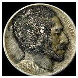 1913 Type 1 Buffalo Nickel HIGH GRADE