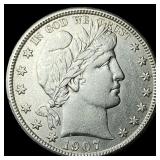 1907 Barber Half Dollar UNCIRCULATED