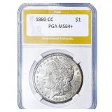 1880-CC Morgan Silver Dollar PGA MS64+