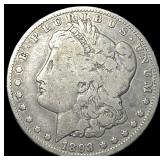 1893-O Silver Morgan Dollar LIGHTLY CIRCULATED