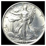 1918 Walking Liberty Half Dollar CHOICE BU