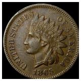 1865 Indian Head Cent CLOSELY UNCIRCULATED
