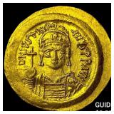 Byzantine Justinian I 527-565 Gold Sollidus