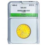 1888-S $10 Gold Eagle PCSS MS64