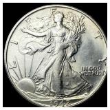 1942-S Silver Seated Liberty Half Dollar  UNCIRCU
