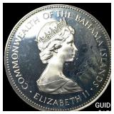 1971 Bahamas Silver 2 Dollars