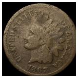 1867 Indian Head Cent NICELY CIRCULATED