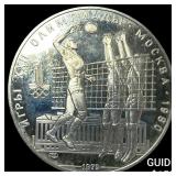 1979 Russia Silver 10 Roubles - Olympics