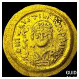Byzantine Justin II 565-573 Gold Solidus