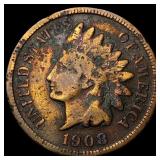 1908 Indian Head Cent NICELY CIRCULATED