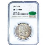 1956 Franklin Half Dollar NGC MS66+ FBL