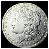 1896-S Silver Morgan Dollar NEARLY UNCIRCULATED