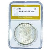 1889 Morgan Silver Dollar PGA Brilliant UNC