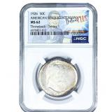 1926 50C American Sequicentennial NGC MS62