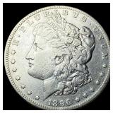 1896-S Silver Morgan Dollar NEARLY UNCIRCULATED