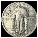1928 Standing Liberty Silver Quarter NEARLY  UNCI
