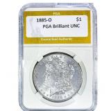 1885-O Morgan Silver Dollar PGA Brilliant UNC