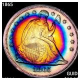 1865 Seated Liberty Dollar CHOICE BU