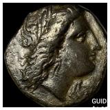 Greek Lucania Metapontioj 330-290 BC Silver Nomos