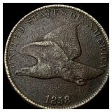 1858 Copper-Nickel Flying Eagle Cent HIGH  GRADE