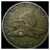1857 Copper-Nickel Flying Eagle Cent HIGH  GRADE