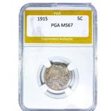 1915 Buffalo Nickel PGA MS67