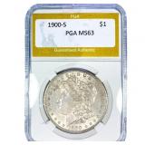 1900-S Morgan Silver Dollar PGA MS63