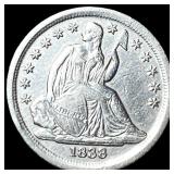 1838 Silver Seated Liberty Dime UNCIRCULATED