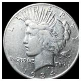 1934-S Silver Peace Dollar NEARLY  UNCIRCULATED