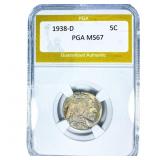 1938-D Buffalo Nickel PGA MS67