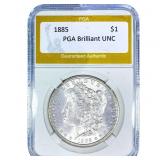 1885 Morgan Silver Dollar PGA Brilliant UNC