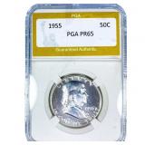 1955 Franklin Half Dollar PGA PR65