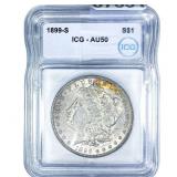 1899-S Morgan Silver Dollar ICG AU50