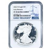 2022-W Silver Eagle NGC PF70 Ultra Cameo