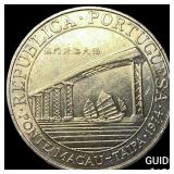 1974 Chian Macau Silver 20 Patacas