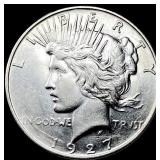 1927-D Silver Peace Dollar CLOSELY  UNCIRCULATED