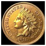 1873 Indian Head Cent CHOICE AU