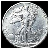1933-S Silver Half Dollar CHOICE AU