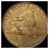 1857 Copper-Nickel Flying Eagle Cent  UNCIRCULATE