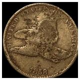 1858 Flying Eagle Cent NICELY CIRCULATED