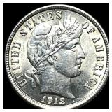 1912 Barber Dime UNCIRCULATED