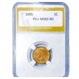 1905 Indian Head Cent PGA MS65 RD
