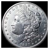 1887-S Morgan Silver Dollar CHOICE AU