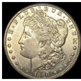 1890-S Silver Morgan Dollar CHOICE AU